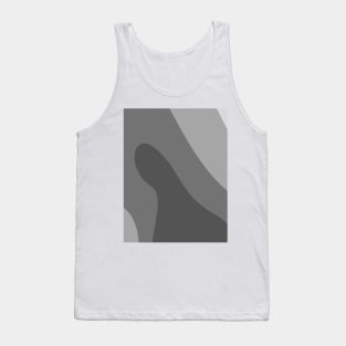 Boho abstract gray rain pastel swirl pattern Tank Top